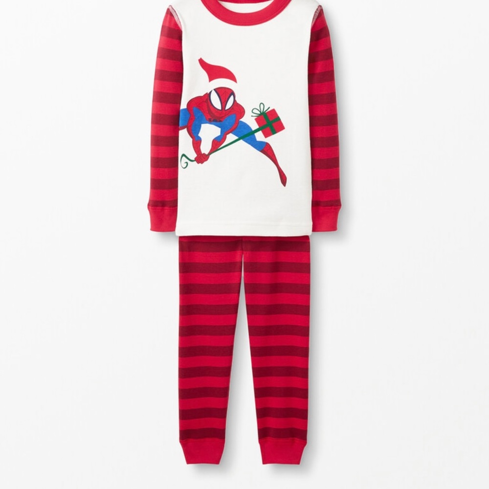 Hanna Andersson Spider Man Christmas Pajamas NWT